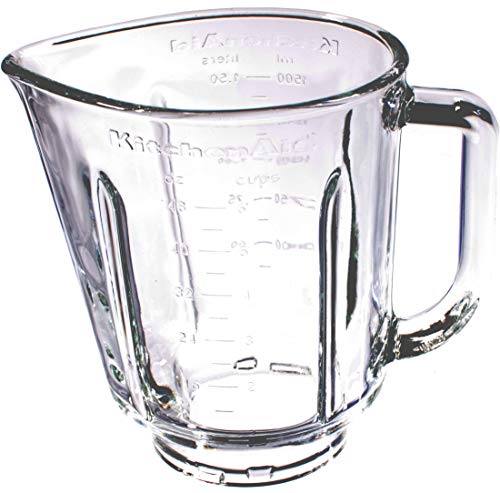 Reemplazo del nuevo tarro de vidrio de repuesto/jarra 1.5l para la batidora de pie KitchenAid (modelos que comienzan con KSB555, 5KSB555, KSB565, etc.)