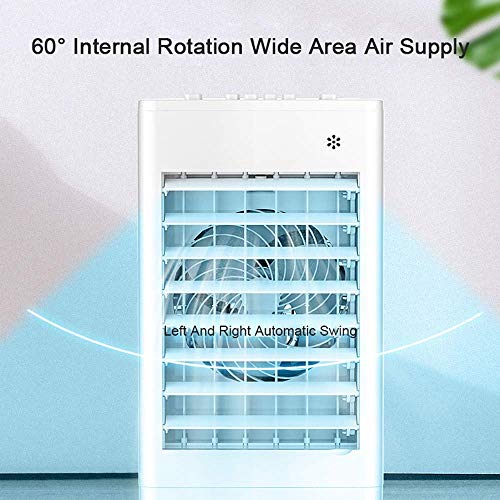 Refrigerador de aire portátil, acondicionador de aire portátil Aire acondicionado ventilador enfriador de aire acondicionado individual Ventilador de refrigeración for pequeños electrodomésticos compa