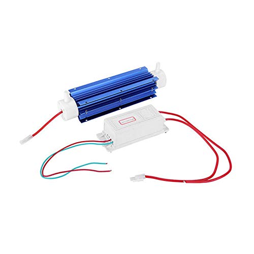 REFURBISHHOUSE Generador de Ozono 10G Ozonizador Ionizador Tubo Purificador de Aire Tubo de Cuarzo + Fuente de AlimentacióN