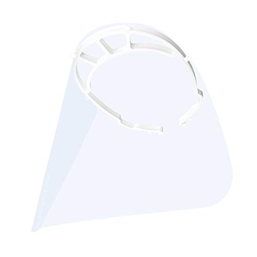 resol grupo 21415 Pack 10 unidades pantalla protección facial, visera protectora, mascarilla, Transparente