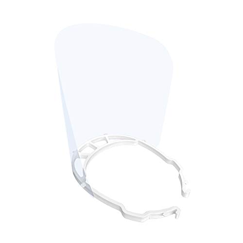 resol grupo 21415 Pack 10 unidades pantalla protección facial, visera protectora, mascarilla, Transparente