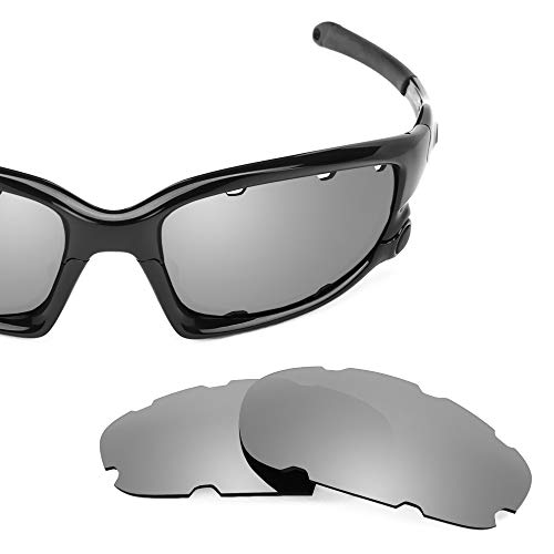 Revant Lentes de Repuesto Oakley Split Jacket Vented, Polarizados, Elite Titanio MirrorShield
