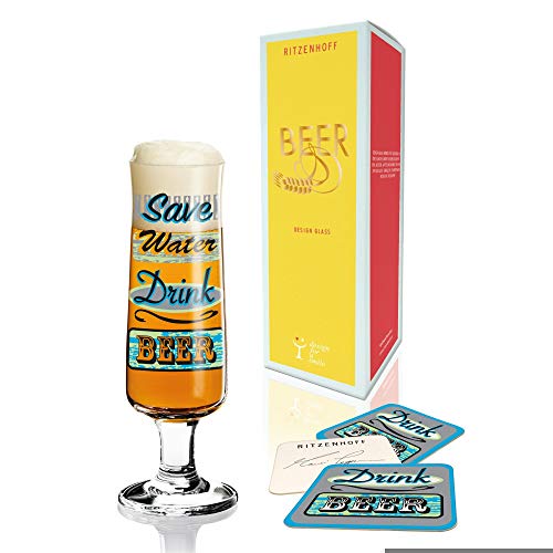 RITZENHOFF Vaso de Cerveza diseño de Marie alentada 2015, Multi-Color