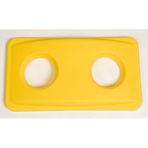 Rubbermaid Commercial Products Slim Jim FG269288 - Tapa para botellas para FG3540/FG3542, amarillo