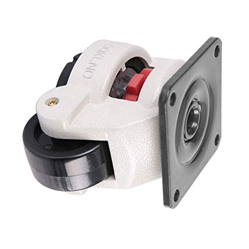 Ruedas Giratorias de 4 Piezas 2"Rueda de Nivelación Retráctil Máquina Industrial Rueda Giratoria Capacidad de Trabajo Pesado 551Lbs/ Cada