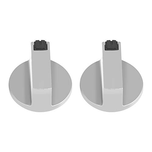 Ruiqas 2 Piezas 6Mm Perilla de La Estufa de Aleación de Zinc Cocina Casera Perillas de La Estufa de Gas Cocina Horno Horno Placa de Metal Interruptor de Control