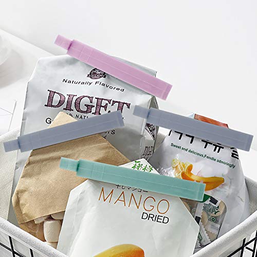 RZKJ-SHOP Pinzas de Plástico 36 Unids Cerrar Bolsas Colorear Clips de Sellado para Alimentos Aperitivos Cocina