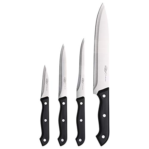 San Ignacio PK1464 Set 4 Cuchillos de Cocina COLECCIÓN Toledo, Acero Inoxidable
