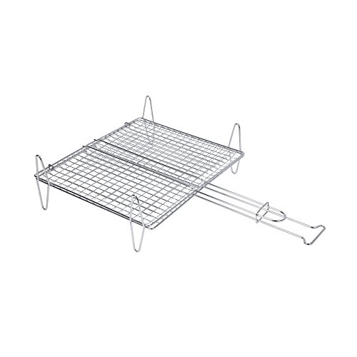 Sauvic 02590 Parrilla Pescado 30 X 35 ZINCADA, Acero, 35.00x59.00x17.50 cm