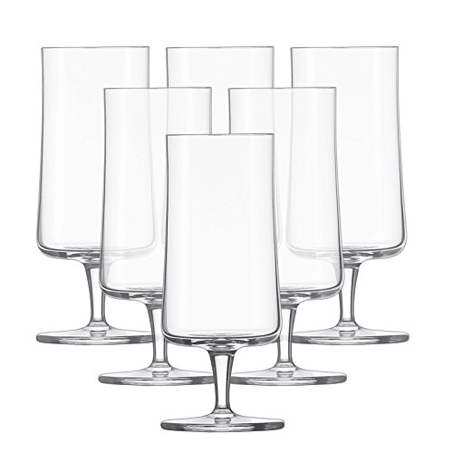 Schott Zwiesel Basic Pilsner - Juego de 6 vasos de cerveza (7,6 x 7,6 x 17,8 cm)