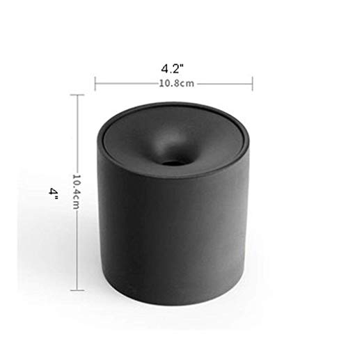 SCJ Cenicero de cerámica con Tapa, cenicero de Cigarrillos a Prueba de Viento para Patio, hogar, Oficina, cenicero de cerámica para Interiores/Exteriores (Color: C)