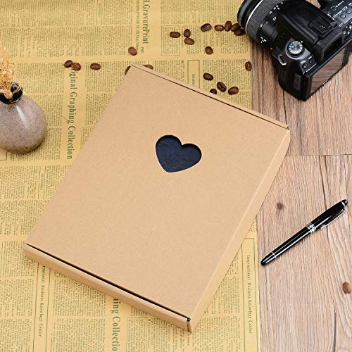 SEEALLDE Álbumes de Fotos, Álbum de Recortes de Cuero de Viaje Mapa del Mundo Vintage DIY Recargable Libro de Memoria Autoadhesiva Cumpleaños Especial Boda para el Padre Novio (Azul, L)