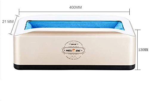 SEESEE.U Dispensador de cubierta de zapatos, máquina automática de cubierta de zapatos desechable original de plástico no tejido, máquina de película consumible (color : C) A