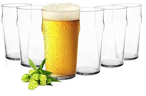 sendez 6 – Vasos 0,5L pinta de cerveza Vaso de cerveza Pilsen vasos pinta vasos vasos de zumo