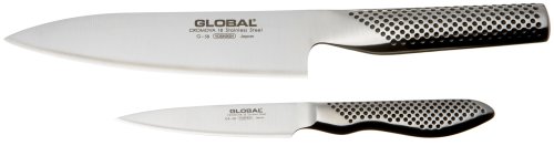 Set 2 cuchillos (G-58, cocinero, 16cm y GS-38, puntilla, 9cm) Global, G-5838