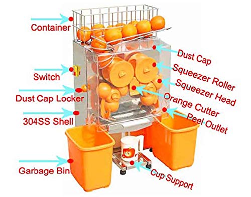 SHIJING Precio de exprimidor de Naranjas Comercial automático Nuevo diseño 2019, Jugo de Naranja Industrial pequeño para la Venta