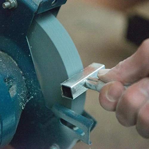Silverline Tools 553559 Muela Abrasiva de Óxido de Aluminio, 125 x 13 mm, Medio, gris