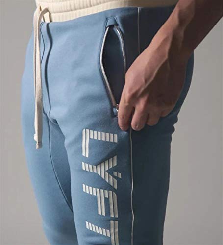 SIRENK Pantalones de deporte del basculador for hombre Pantalones Chandal la aptitud del deporte de algodón pantalones casuales hombres Pantalones Streetwear Ropa Hombre Trainingspak pista