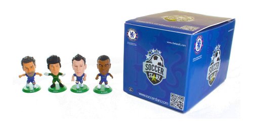 Soccerstarz Chelsea FC - Pack de 4 Figuras de futbolistas (John Terry, Juan Mata, Ashley Cole y Petr Cech)
