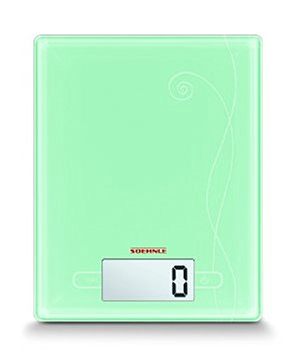 Soehnle 66210 ciudad verde pastel Digital báscula de cocina