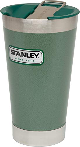 Stanley Trinkbecher Classic Vacuum Steel Pint - Frasco, color verde, talla standard