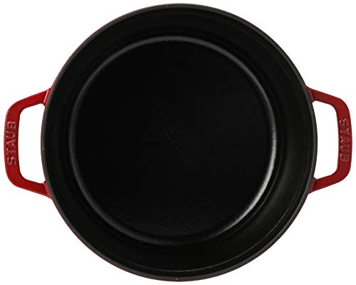 Staub 4-Quart Round Cocotte - Cazuela 4-quart cereza