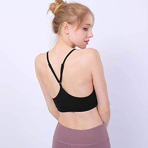 Sujetador Deportivo Mujer Sujetador Deportivo con Tirantes En Forma De Y Top para Correr Tela Transpirable Sin Costuras Sexy Yoga Deportes Gimnasio Gimnasio Sujetador De Chaleco para Mujeres