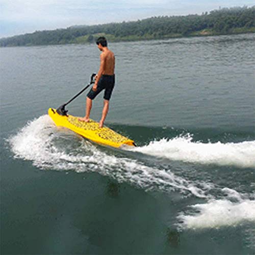 Superficie del Agua eléctrica Tabla de Surf, Natación eléctrica kickboard, Inteligente somatosensoriales Surf Junta ayudas a la natación. WTZ012 (Color : Red)