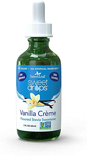 SweetLeaf - dulces gotas de crema de vainilla Stevia líquida - 2 oz.
