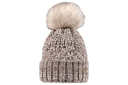 Tamaris T316 - Gorro de punto para mujer con solapa y forro polar