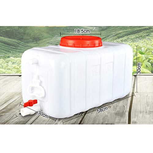 Tanque de Agua Para Acampar al Aire Libre Contenedor de Almacenamiento de Plástico，Coche Cubo Portátil Agua Potable Del Hogar Cubo de Almacenamiento Con Grifo ，Barril Químico Industrial