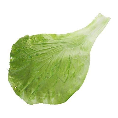 Tasquite Planta Artificial Decorativa 5 x Hojas de Lechuga de verdura Artificial Verduras Falsas realistas Home Party Festival Decoración Props
