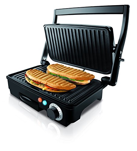Taurus Grill&Co Legend Parrilla eléctrica, 1500 W, Plastic, Negro