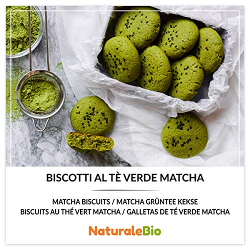 Té Verde Matcha Orgánico Japonés En Polvo [ Grado Culinario ] 50 gr. Matcha Biológico para Cocinar. Matcha Ecológico Cultivado En Japón, Uji, Kyoto. Ideal Para hornear, En a Cocina Y Con Latte