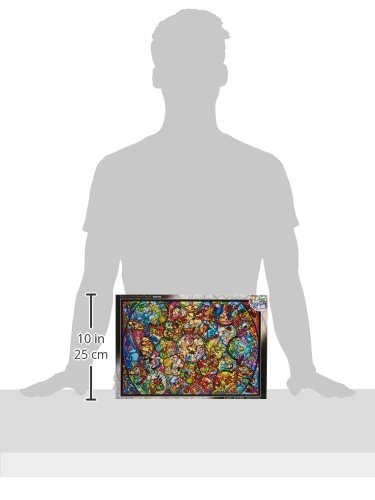 Tenyo Disney Todos Estrellas Vidriera translúcido – Puzzle (1000 Piezas)