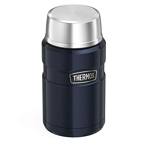 Termos rey del acero inoxidable Frasco de Alimentos - Midnight Blue (710 ml)