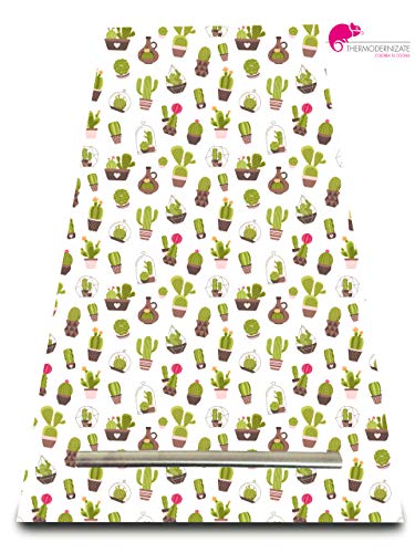 Thermodernizate Tabla movible Decorada con Vinilo Modelo Cactus