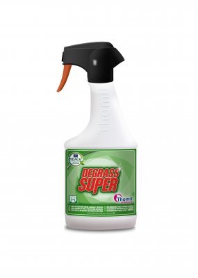 Thomil DEGRASS Super DESENGRASANTE HORNOS, Campanas Y Superficies Potente Limpiador de hornos, Campanas extractoras, freidoras, filtros, Superficies y Utensilios con Grasas incrustadas. Pistola 750ml