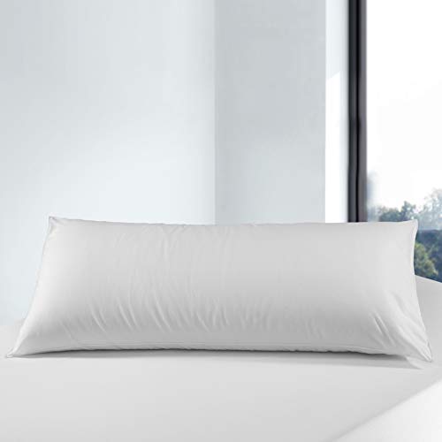 TIENDA EURASIA® Almohada de Aloe Vera Premium - Tacto Seda - Relleno de Fibra Hueca Siliconada de Alta Recuperación (90 cm)