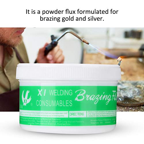 TMISHION Polvo de Soldadura - 250 g Welding Flow Powder Low Temperature Welding Powder Weld Accessories con Soldadura de joyería