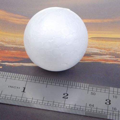 TOOGOO(R) 10pcs Bolas de Espuma de Color Blanco