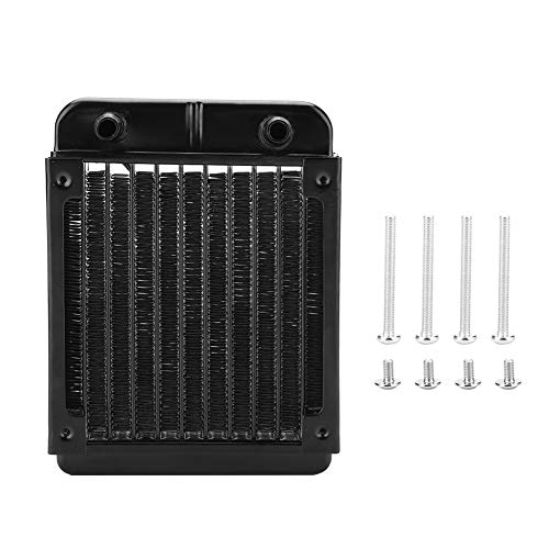 Topiky Radiador de la Fila de Calor de la CPU, disipador de Calor del Enfriador del radiador de la refrigeración por Agua de la computadora de 120 mm con 10 Tubos