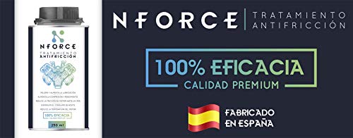 Tratamiento Antifriccion NFORCE para el Aceite de tu Coche, moto, camión, tractor, grupo electrógeno, etc