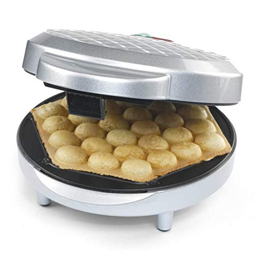 Trebs 99361 Bubble Waffeleisen Gofrera, policarbonato, plata
