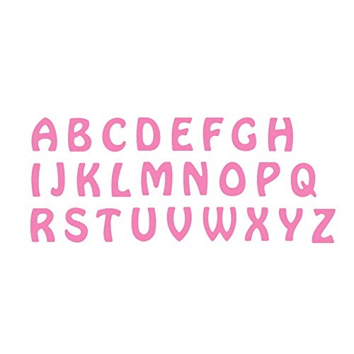 Troqueles de corte Muzhili3, letras del alfabeto, troquel de metal para manualidades, tarjetas de papel, plantilla