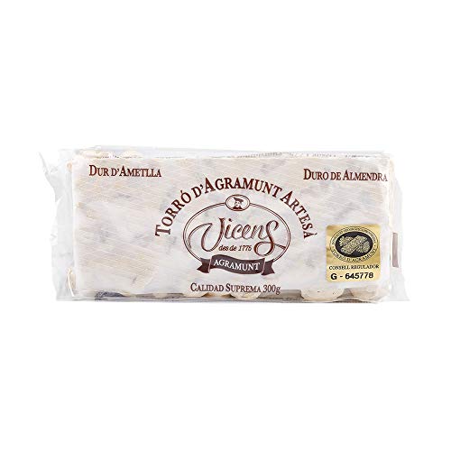 Turrón Duro de Almendra Dos Obleas 300 gr