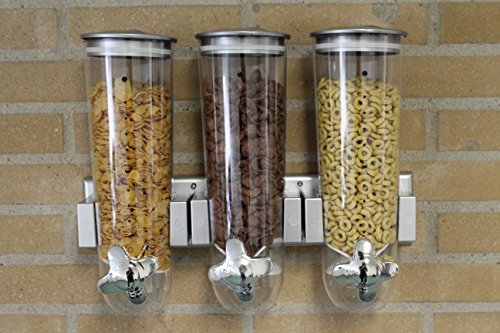 United Entertainment Dispensador/muesli y cereales Dispensador/Corn Flak dispensador dispensador/Individual/Doble dispensador/Triple dispensador para cereales, Corn Flakes y cereales