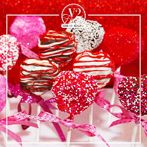 V2 Colorante alimentario de vaina extremadamente concentrado, líquido para colorear bebidas, masas, coberturas y todos los demás productos alimenticios Set Día de San Valentín