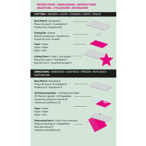 Vaessen Creative Cut Easy Mini Placas de Repuesto, Conjunto de 3, para Máquinas Troqueladoras y de Embossing Pequeñas, Diferentes, 16,5 x 7,5 cm