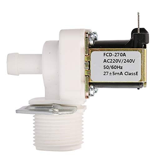Válvula solenoide de plástico AC 220V N/C ， Válvula solenoide eléctrica de plástico de tipo normalmente cerrado para fábrica de hielo